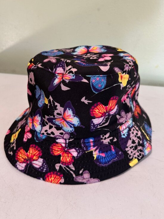 Accessories - Butterfly Print Bucket Hat